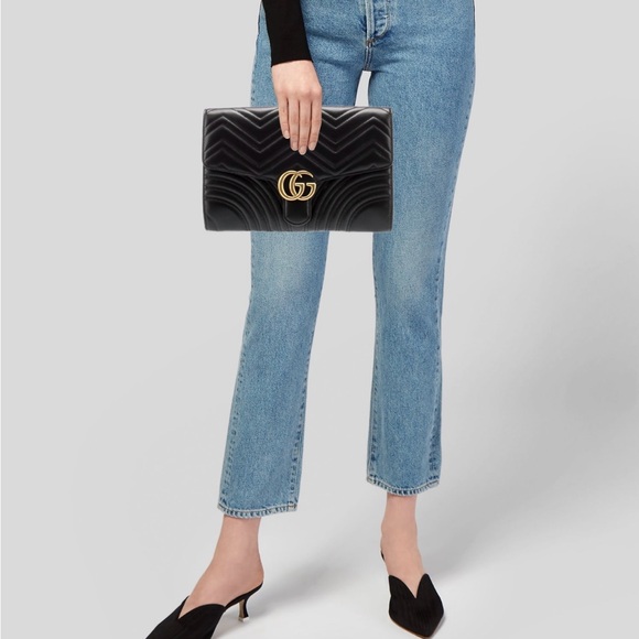 Gucci Marmont double flap clutch - Picture 2 of 8